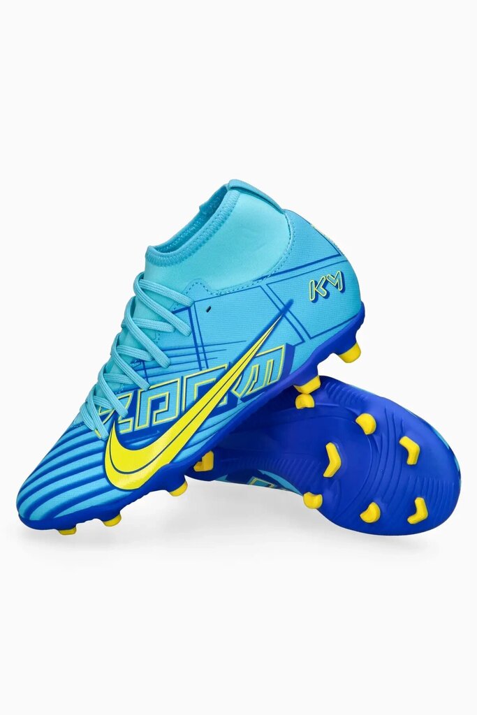 Nike Jalatsid Jr Superfly 9 Club Km Fg/Mg Blue Yellow DO9789 400 DO9789 400/2.5 цена и информация | Spordi- ja vabaajajalatsid meestele | kaup24.ee