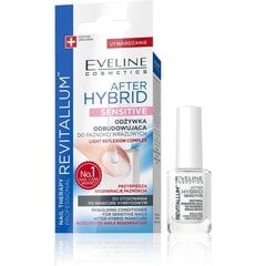 Küünepalsam Eveline Cosmetics After Hybrid Sensitive 12 ml hind ja info | Küünelakid, küünetugevdajad | kaup24.ee