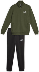 Puma Spordikostüümid Clean Sweat Suit Black Green 585841 31 585841 31/XS hind ja info | Meeste spordiriided | kaup24.ee