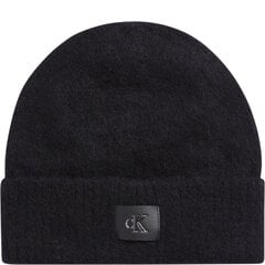 Шапка CALVIN KLEIN Minimal Monogram Beanie Black K60K611257BDS цена и информация | Женские шапки | kaup24.ee