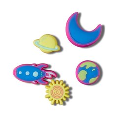 Crocs™ LIGHTS UP NEON PLANETS 5 PACK G1137600-MU 303830 hind ja info | Naiste plätud ja sussid | kaup24.ee