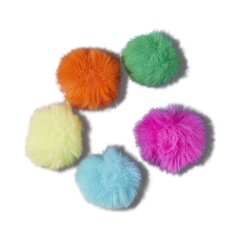 Crocs™ 80S NEON PUFF BALL 5 PACK G1137700-MU 303831 hind ja info | Naiste plätud ja sussid | kaup24.ee