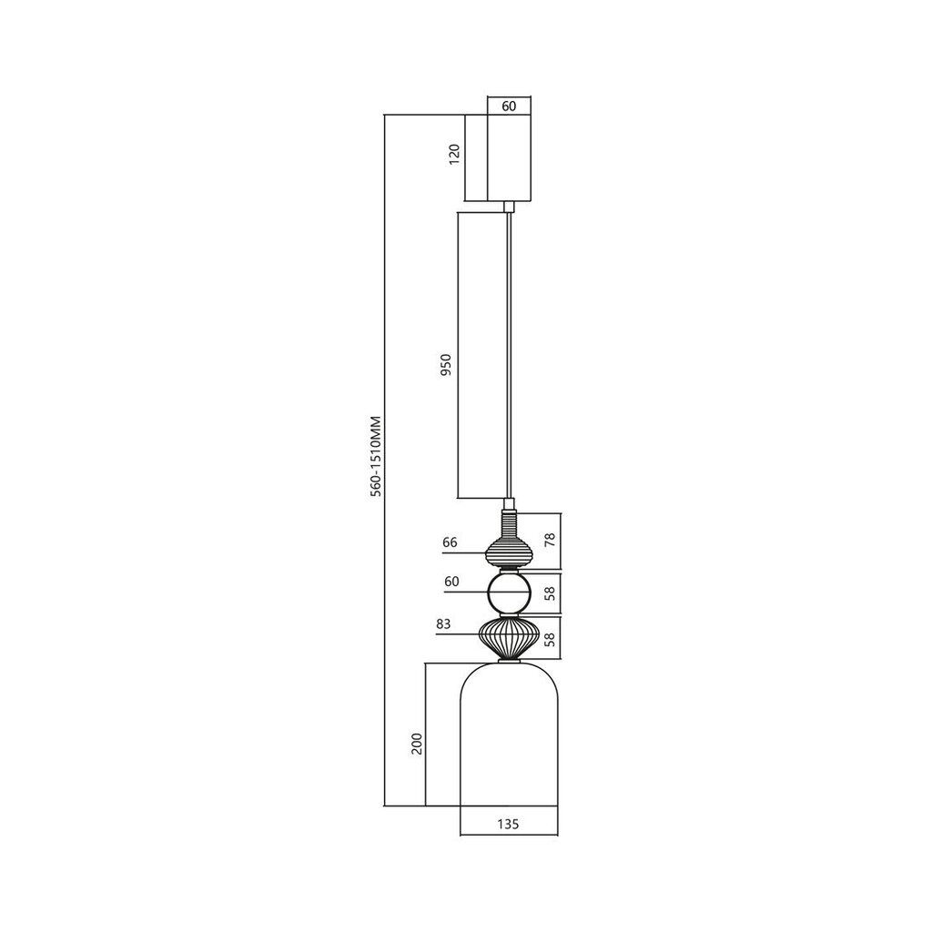 Milagro rippvalgusti Arte ML0359 hind ja info | Rippvalgustid | kaup24.ee