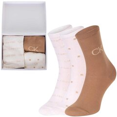 Носки CALVIN KLEIN Camel Combo 3 Pck 701224118 002 цена и информация | Женские носки | kaup24.ee