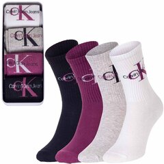 Носки CALVIN KLEIN Amaranth Combo 4 Pck 701224131 003 цена и информация | Женские носки | kaup24.ee