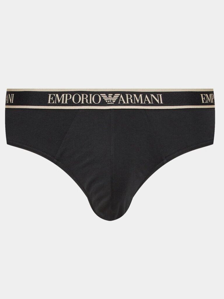 EMPORIO ARMANI Slips Nero/sabbia/nero 545665910 цена и информация | Meeste aluspesu | kaup24.ee