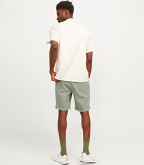 Jack & Jones meeste lühikesed püksid 12206889*02, heleoliiv/agav 5715511178050 hind ja info | Meeste lühikesed püksid | kaup24.ee