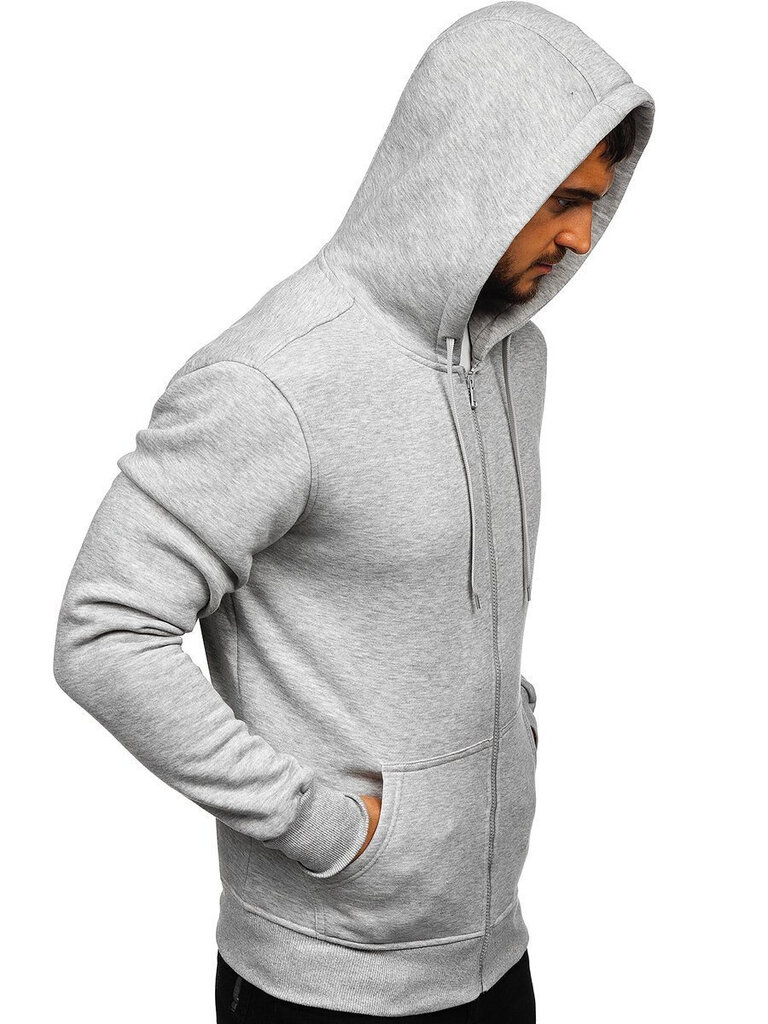 J.Style Džemprid Fleece Grey 68B2008-2 цена и информация | Meeste pusad | kaup24.ee