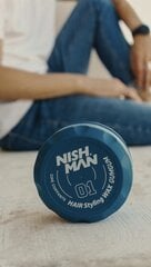 Juuksekujundusvaha Nishman Hair Styling Wax 01 GumGum meestele, 150 ml hind ja info | Viimistlusvahendid juustele | kaup24.ee