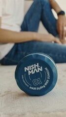 Juuksekujundusvaha Nishman Hair Styling Wax 01 GumGum meestele, 150 ml hind ja info | Viimistlusvahendid juustele | kaup24.ee