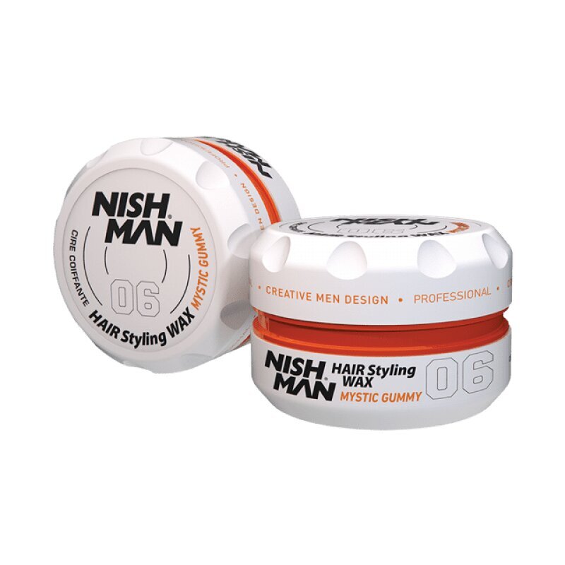 Juuksekujundusvaha Nishman Hair Styling Wax 06 Mystic Gummy meestele, 100 ml цена и информация | Viimistlusvahendid juustele | kaup24.ee