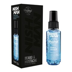 Habeme ja vuntside parfüüm Nishman Beard & Mustache Parfum Genius meestele, 75 ml цена и информация | Парфюмированная косметика для мужчин | kaup24.ee