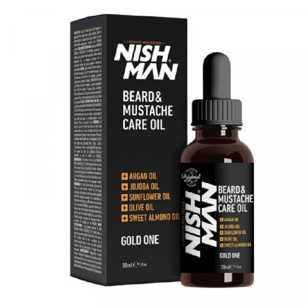 Habeme ja vuntside hooldusõli Nishman Beard & Mustache Care Oil meestele, 30 ml hind ja info | Raseerimisvahendid | kaup24.ee