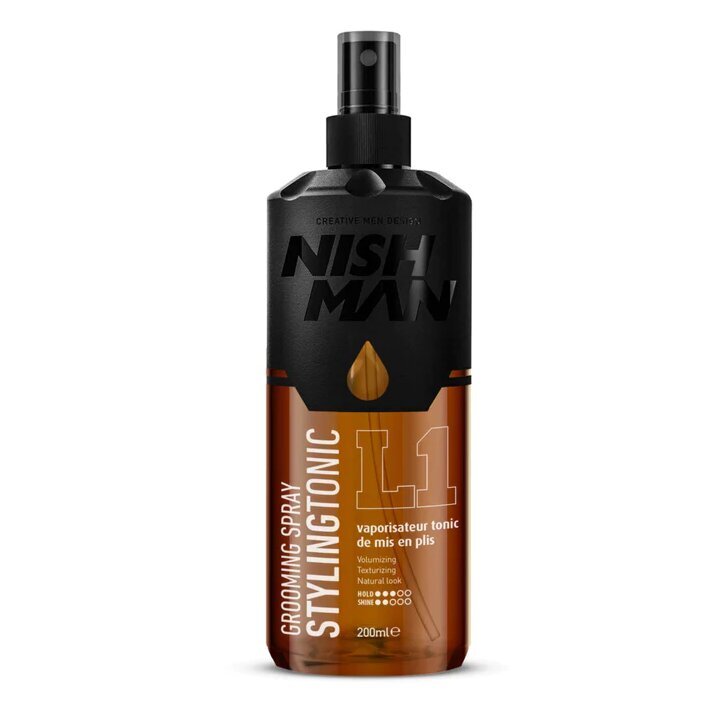 Juuste kujundamise toonik Nishman Hair Grooming Tonic L1 meestele, 200 ml цена и информация | Viimistlusvahendid juustele | kaup24.ee