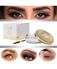 Pintsliga kulmuvaha on värvitu Nishlady Eyebrow Lift Lamination Gel Kit With Brush (Colourless), 50 ml цена и информация | Карандаши, краска для бровей | kaup24.ee