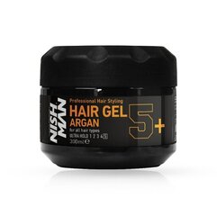 Гель для волос Nishman Hair Styling Gel Ultra Hold Argan, 300 ml цена и информация | Средства для укладки волос | kaup24.ee