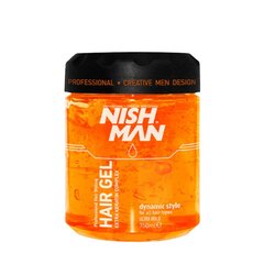 Juuksekujundusgeel Nishman Ultra Strong Hair Styling Gel N.5, 750 ml hind ja info | Viimistlusvahendid juustele | kaup24.ee