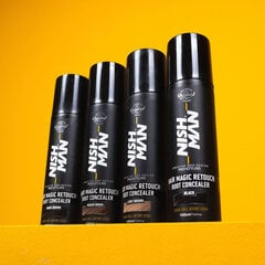 Juurevärvi sprei Nishman Hair Magic Retouch Root Concealer, Medium Brown, 100 ml hind ja info | Juuksevärvid | kaup24.ee