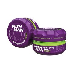 Juuksekujundusvaha Nishman Hair Styling Wax 04 Rugby meestele, 150 ml цена и информация | Средства для укладки волос | kaup24.ee