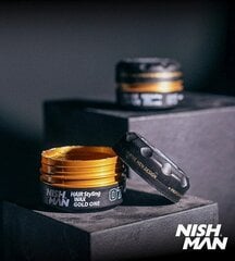 Juuksekujundusvaha Nishman Hair Styling Wax 07 Gold One meestele, 100 ml hind ja info | Viimistlusvahendid juustele | kaup24.ee