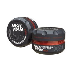 Juuksekujundusvaha Nishman Hair Styling Wax, 09 Cola meestele, 150 ml цена и информация | Средства для укладки волос | kaup24.ee