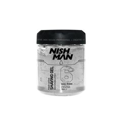 Raseerimisgeel Nishman Shaving Gel N.6 Easy Shave meestele, 750 ml hind ja info | Raseerimisvahendid | kaup24.ee