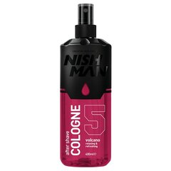 Одеколон после бритья Nishman After Shave Cologne N.5 Volcano, 400 ml цена и информация | Косметика и средства для бритья | kaup24.ee