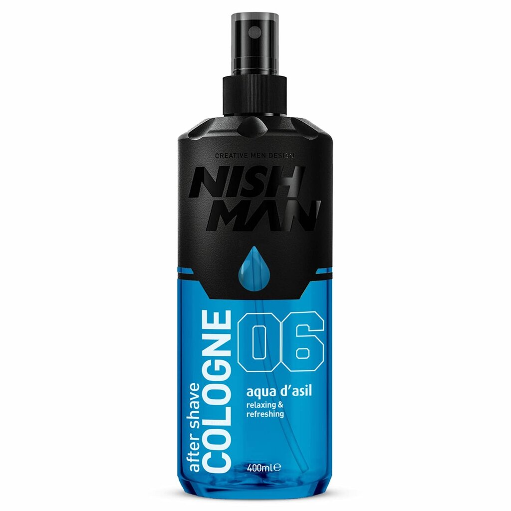 Raseerimisjärgne losjoon Nishman After Shave Cologne N.6 Aqua D'asil meestele, 400 ml цена и информация | Raseerimisvahendid | kaup24.ee