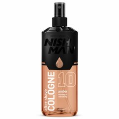 Одеколон после бритья Nishman After Shave Cologne N.10 Amber, 400 ml цена и информация | Косметика и средства для бритья | kaup24.ee