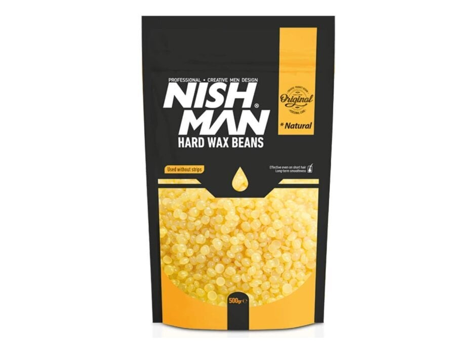 Depilatsioonivaha graanulitega Nishman Hard Wax Beans Granul Wax Without Stripless, Natural, 500 g hind ja info | Depileerimisvahendid | kaup24.ee