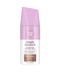 Спрей для тонирования корней отросших волос Nishlady Magic Retouch Spray, Light Brown, 100 ml цена и информация | Краска для волос | kaup24.ee