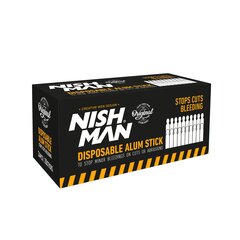 Ühekordsed tikud Nishman Disposable Alum Stick, 24 tk hind ja info | Raseerimisvahendid | kaup24.ee