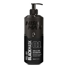 Näomask Nishman Black Peel-Off Face Mask meestele, 200 ml hind ja info | Näomaskid, silmamaskid | kaup24.ee