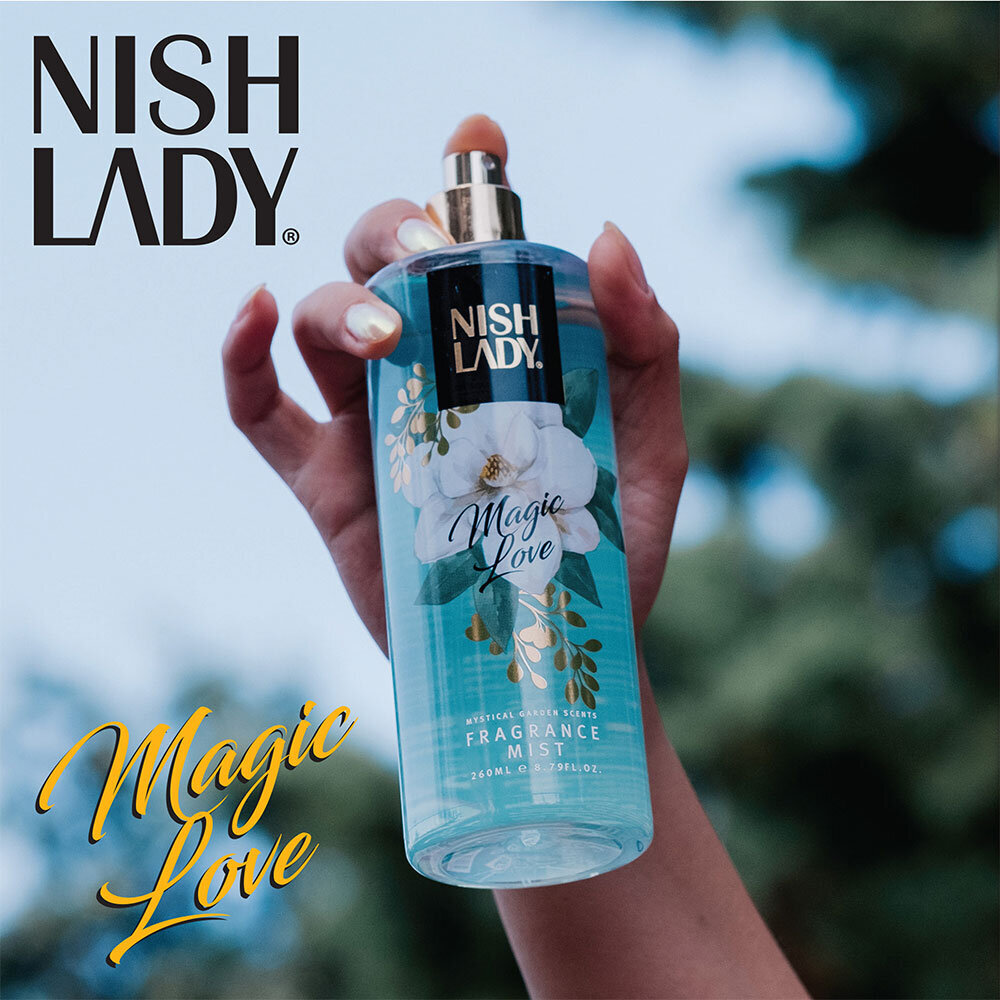 Keha udu Nishlady Fragrance Mist Magic Love, 260 ml hind ja info | Lõhnastatud kosmeetika naistele | kaup24.ee