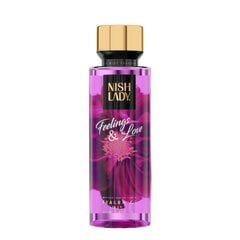 Kehasprei Nishlady Fragrance Mist Feelings & Love, 260 ml hind ja info | Lõhnastatud kosmeetika naistele | kaup24.ee