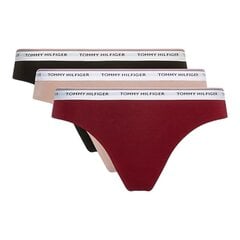 Трусы TOMMY HILFIGER 3 Pack Thong (Ext Sizes) UW0UW048940R3 цена и информация | Трусики | kaup24.ee