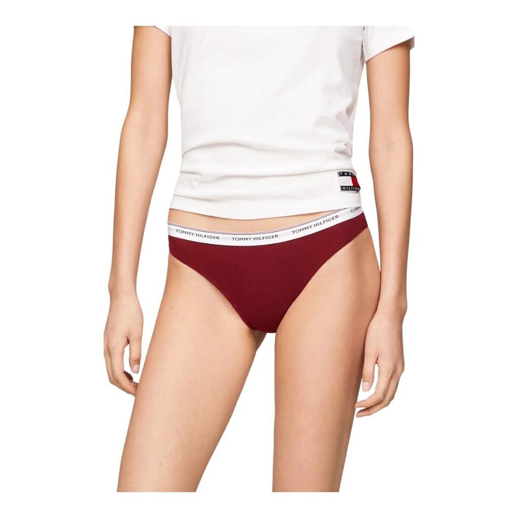 Aluspüksid TOMMY HILFIGER 3 Pack Thong (Ext Sizes) UW0UW048940R3 hind ja info | Naiste aluspüksid | kaup24.ee