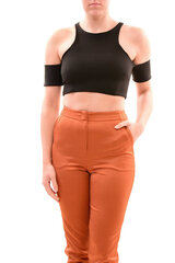 Finders Keepers Naised crop tops Must S, hind ja info | Naiste pluusid, särgid | kaup24.ee