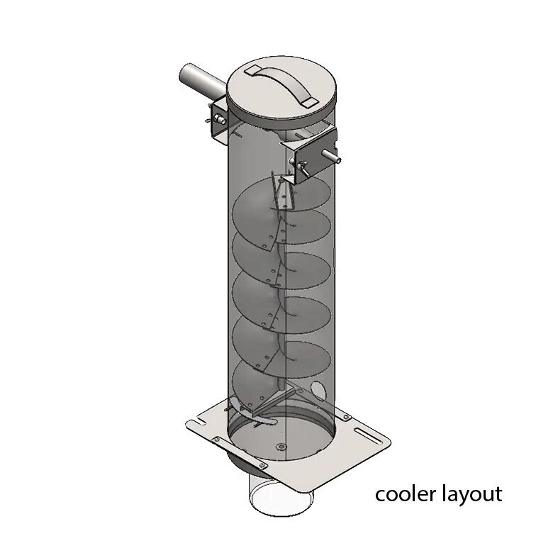 Külmasuitsu generaator SG2 5,3 l ø130 mm + aktiivne jahuti-filter hind ja info | Suitsuahjud, tarvikud | kaup24.ee