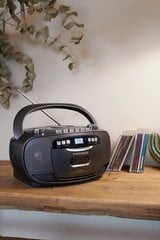 Радиокассетный проигрыватель Thomson RK200CD, портативный CD/кассетный проигрыватель с FM/AM-радио цена и информация | Радиоприемники и будильники | kaup24.ee