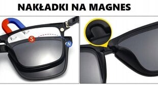 Meeste MAGNESE prillid CLIP ON raamid TRS101A hind ja info | Naiste päikeseprillid | kaup24.ee