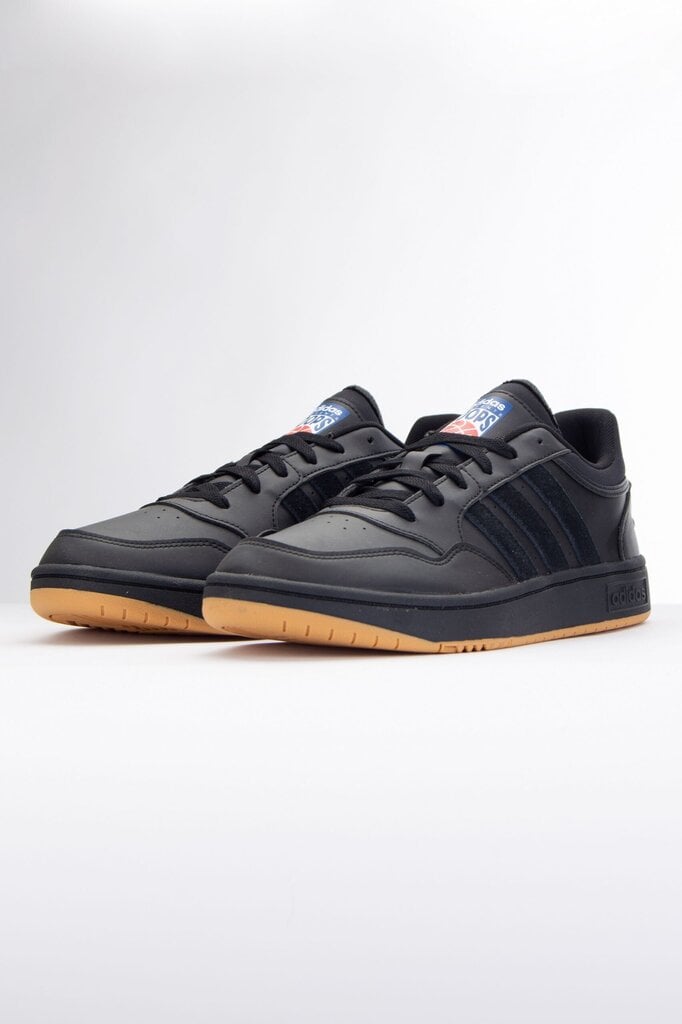 ADIDAS HOOPS 3.0 Mustade meeste jalatsid, suurus 40 GY4727_40 hind ja info | Spordi- ja vabaajajalatsid meestele | kaup24.ee