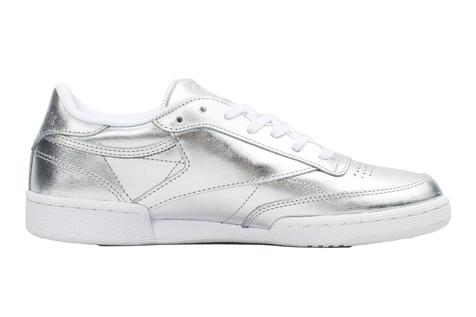 Reebok Club C 85 S Shine - Särav Hõbe - Suurus 35.5 CM8686_355 hind ja info | Naiste spordi- ja vabaajajalatsid | kaup24.ee