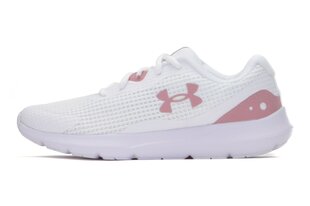 Under Armour W Surge 3 3024894-107 Naiste Valged Spordijalatsid 3024894107_385 hind ja info | Naiste spordi- ja vabaajajalatsid | kaup24.ee