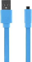 Bigben CABLEFLAT20MICBL -.  Кабель Micro USB 2.1A, длина 20 см. цена и информация | Кабели и провода | kaup24.ee