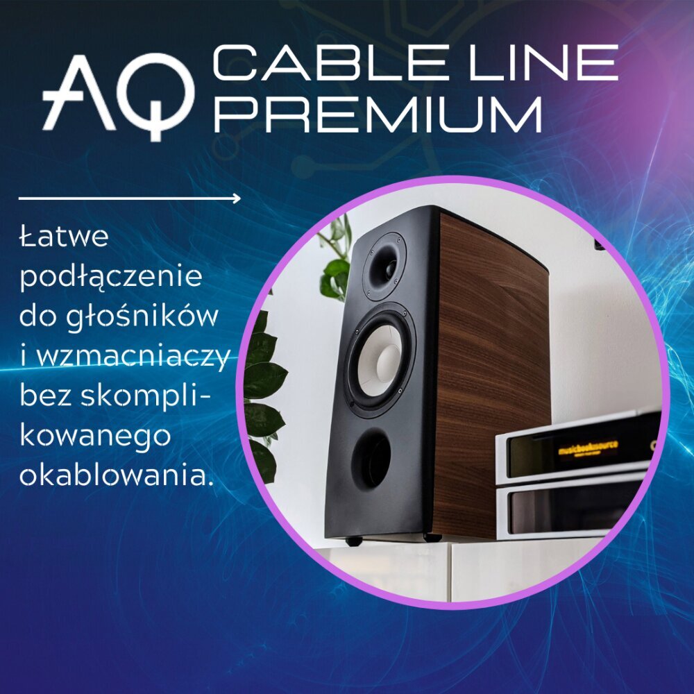 Аудио провод Acoustique Quality 646-BW - аудиофильский акустический кабель  BI-WIRING Длина 4 метра цена | kaup24.ee