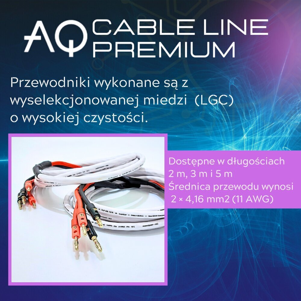 Acoustique Quality W 11 AWG, 4 m цена и информация | Kaablid ja juhtmed | kaup24.ee