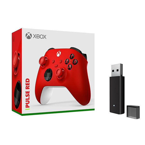 Xbox Wireless Controller Red + Wireless Adapter hind ja info | Mängukonsoolide lisatarvikud | kaup24.ee