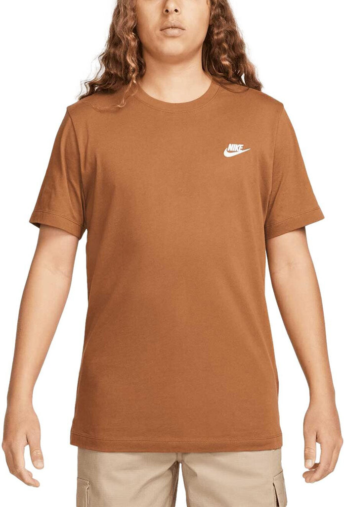 Nike T-Särgid M Nsw Club Tee Brown AR4997 281 AR4997 281/2XL цена и информация | Meeste T-särgid | kaup24.ee