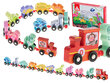 Puidust vedur vagunitega Montessori цена и информация | Poiste mänguasjad | kaup24.ee